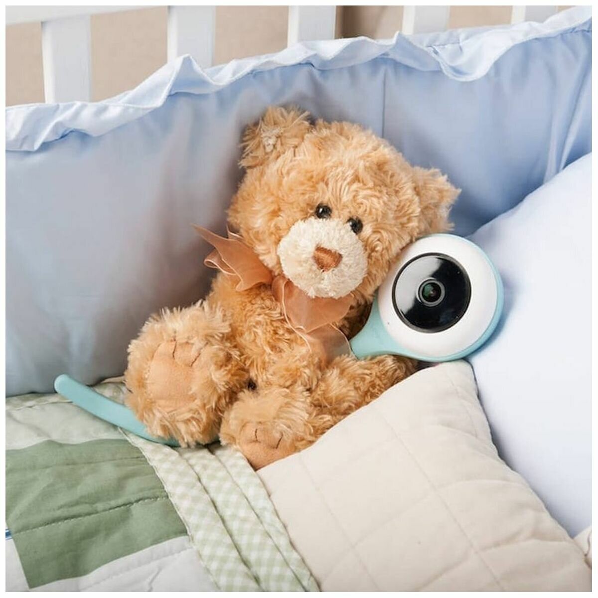 Harley Emerson Lollipop Smart Baby Monitor 720p HD - Cry Detection, Night Vision, Turquoise - AU07E40612001