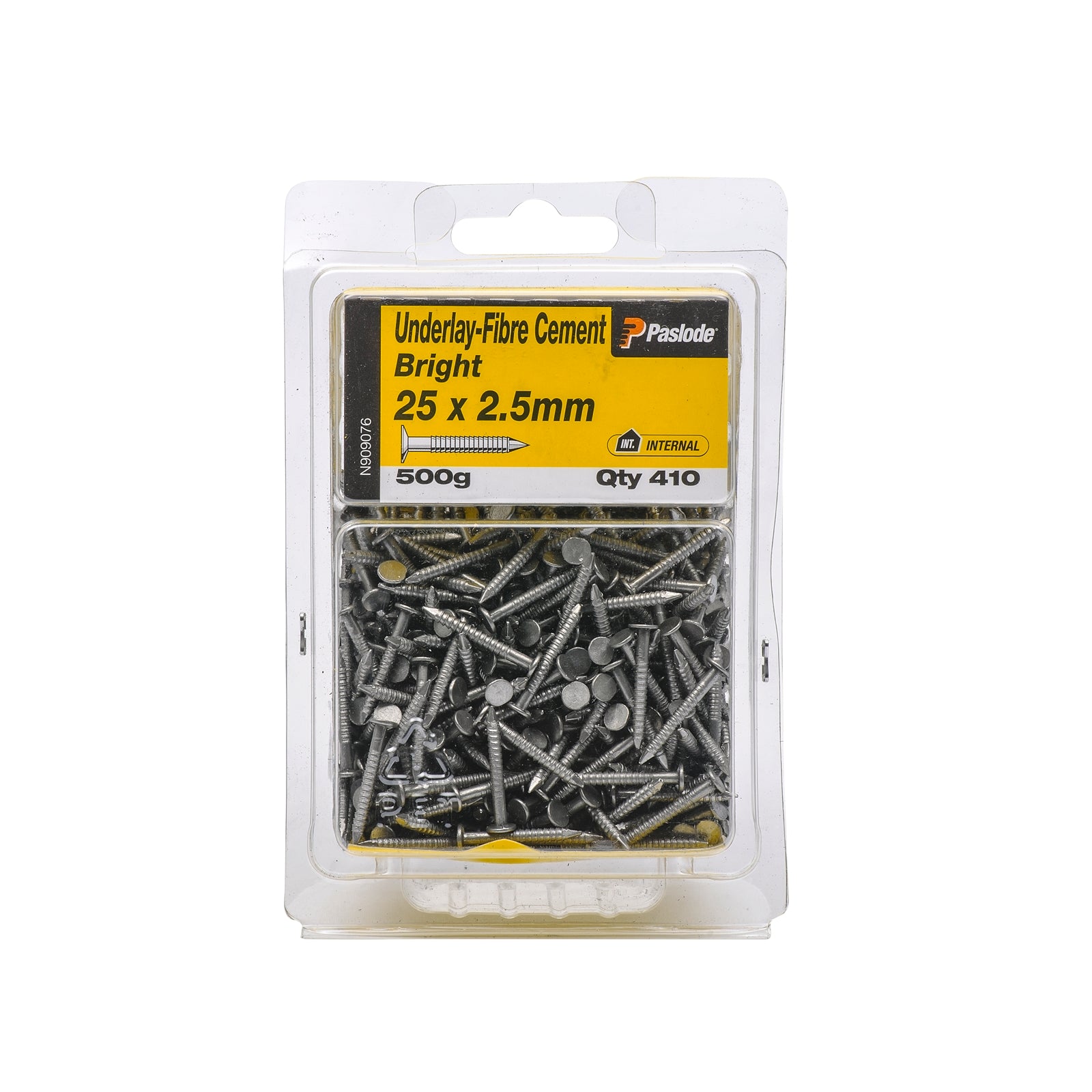 Paslode Underlay Cement Nails 25 x 2.5mm Bright Steel 500g 410 Pack