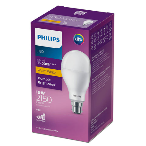 Philips A67 B22 LED Globe 19W 2150lm Warm White Megabright 929003782449