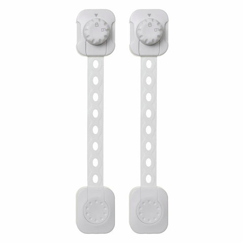 Dreambaby Twist N Lock Multi-Purpose Latch - 38mm x 215mm - ABS - 2 Pack - SuperSaverAU - view 1