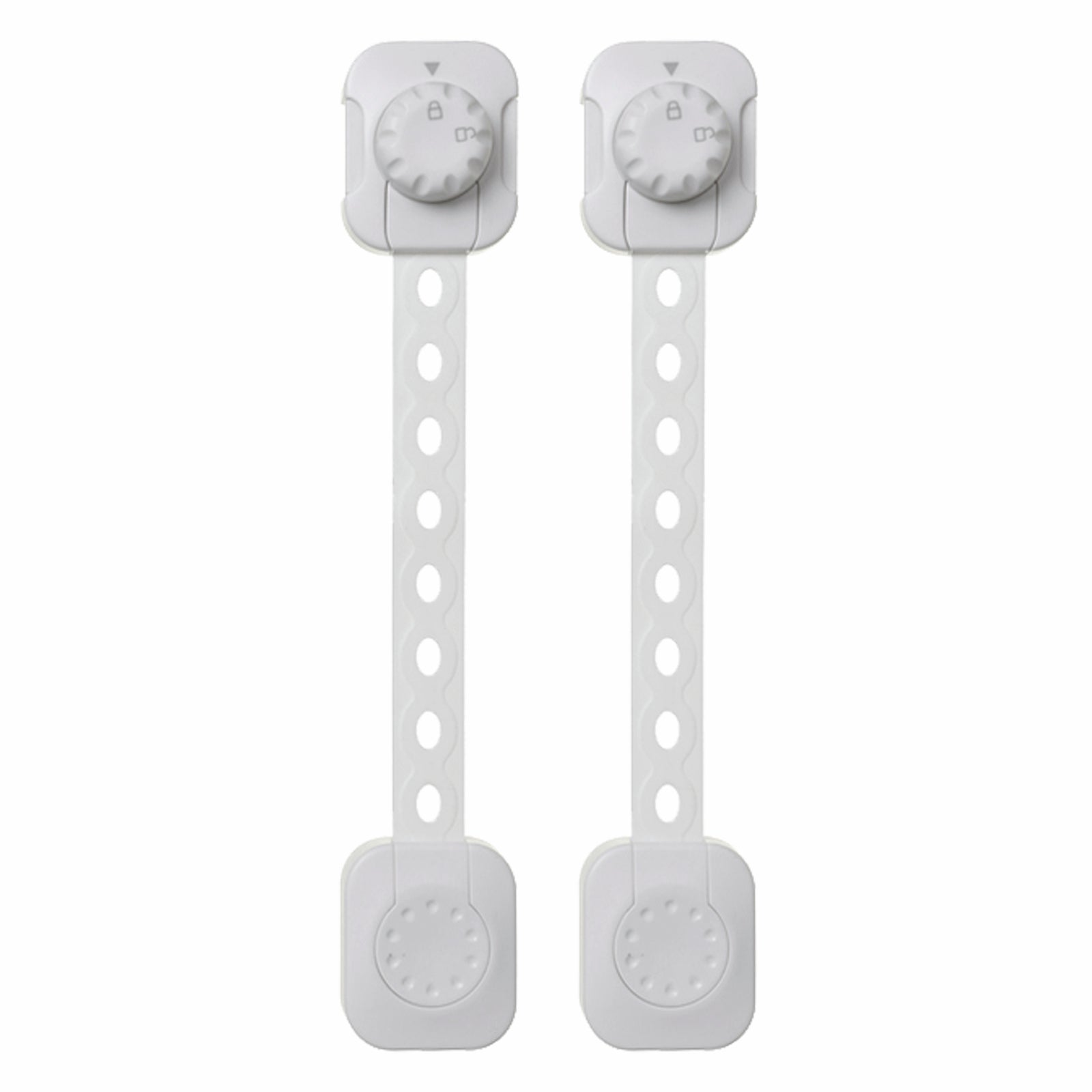 Dreambaby Twist N Lock Multi-Purpose Latch 38 x 215mm ABS 2 Pack White