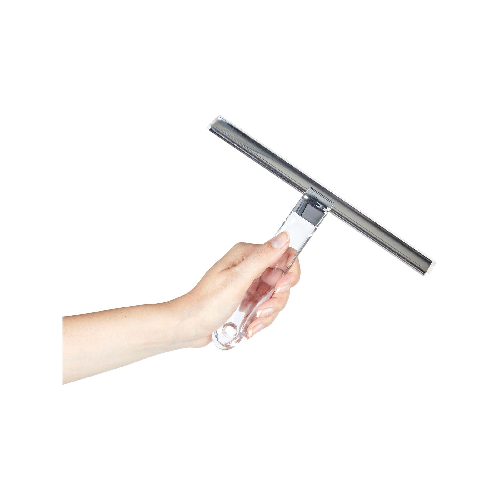Better Living Crystal Shower Squeegee Clear Acrylic with Suction Mount