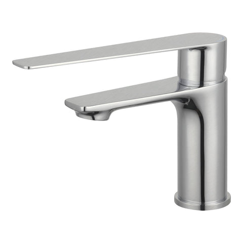 Evekare Brushed Nickel Extended Lever Basin Mixer, 7.5L/min, 4 Star WELS