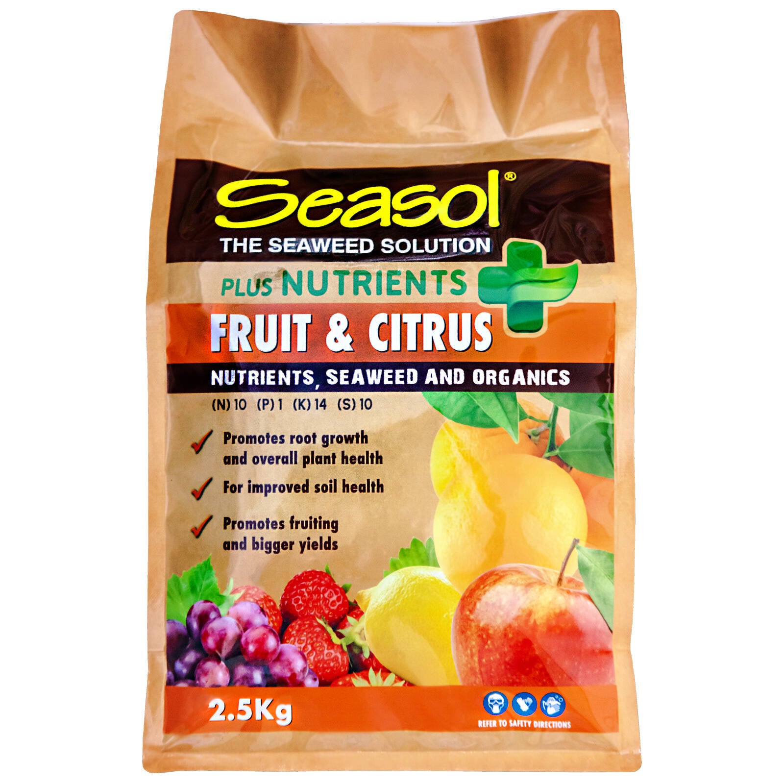 Seasol Plus Nutrients Fruit & Citrus 2.5kg Granular Time-Release Fertiliser