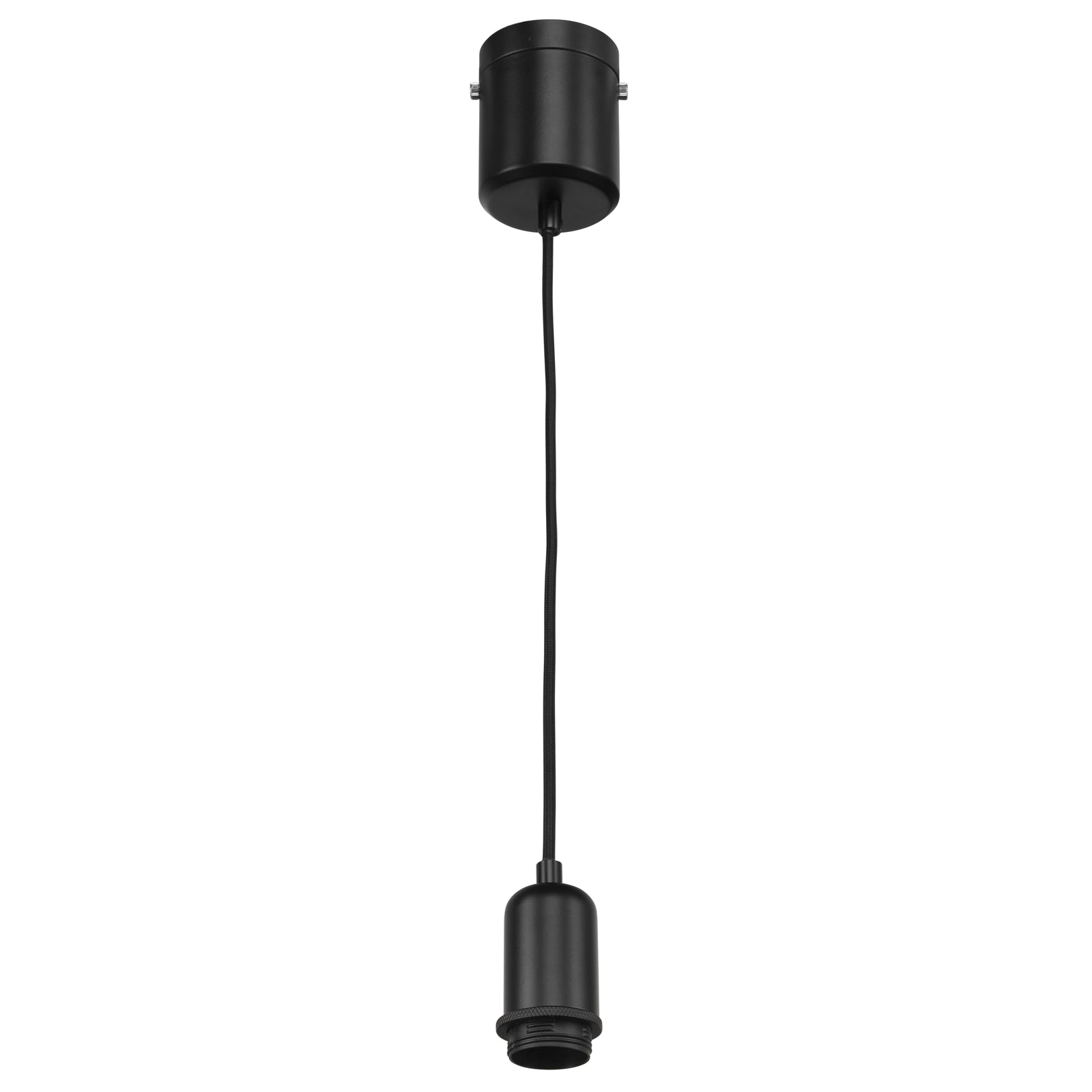 Brilliant Lighting Maggie Matt Black Plug-In DIY Suspension Pendant E27 21395/06