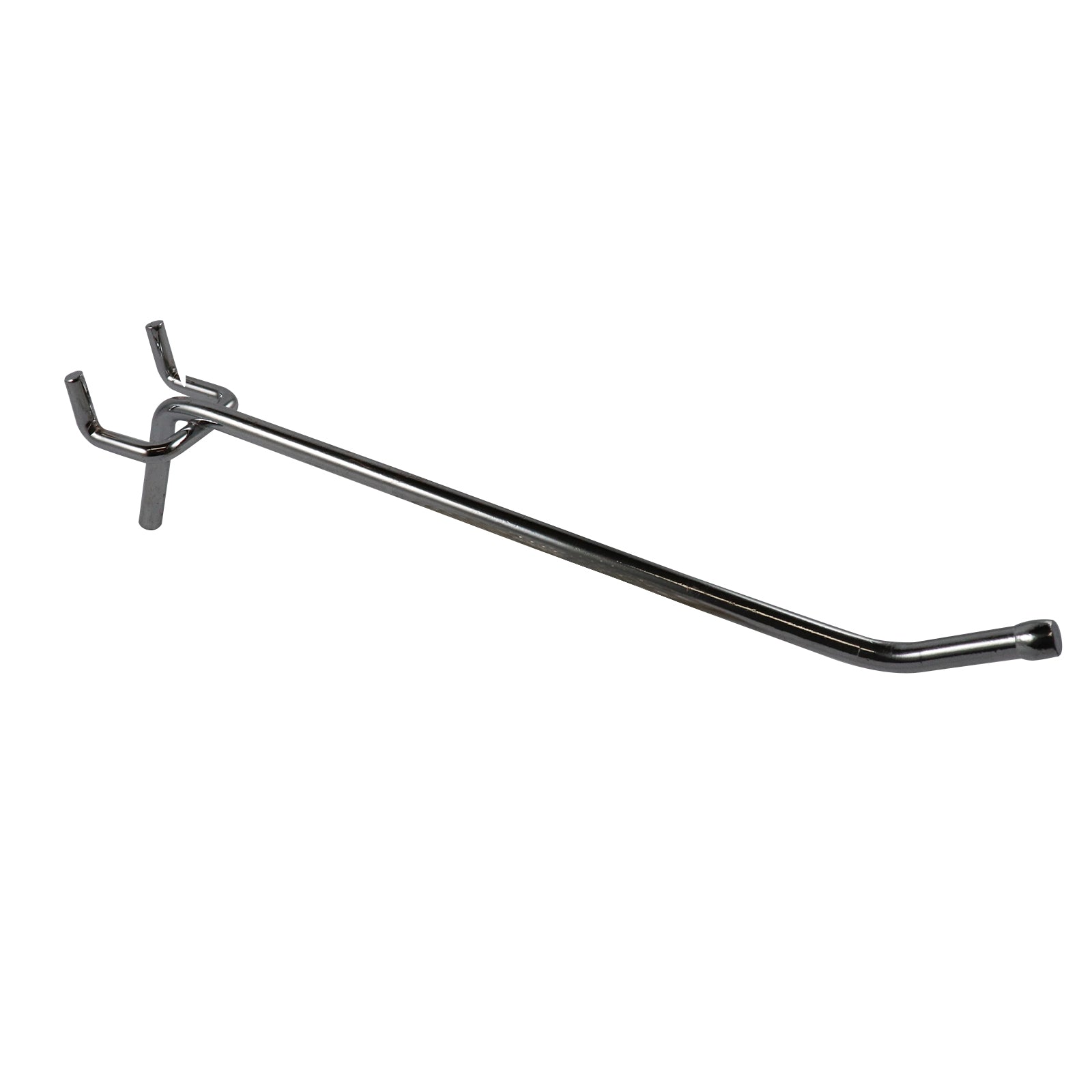 Everhang 150mm 5mm Single Zinc Pegboard Hooks 4 Pack Garage Storage