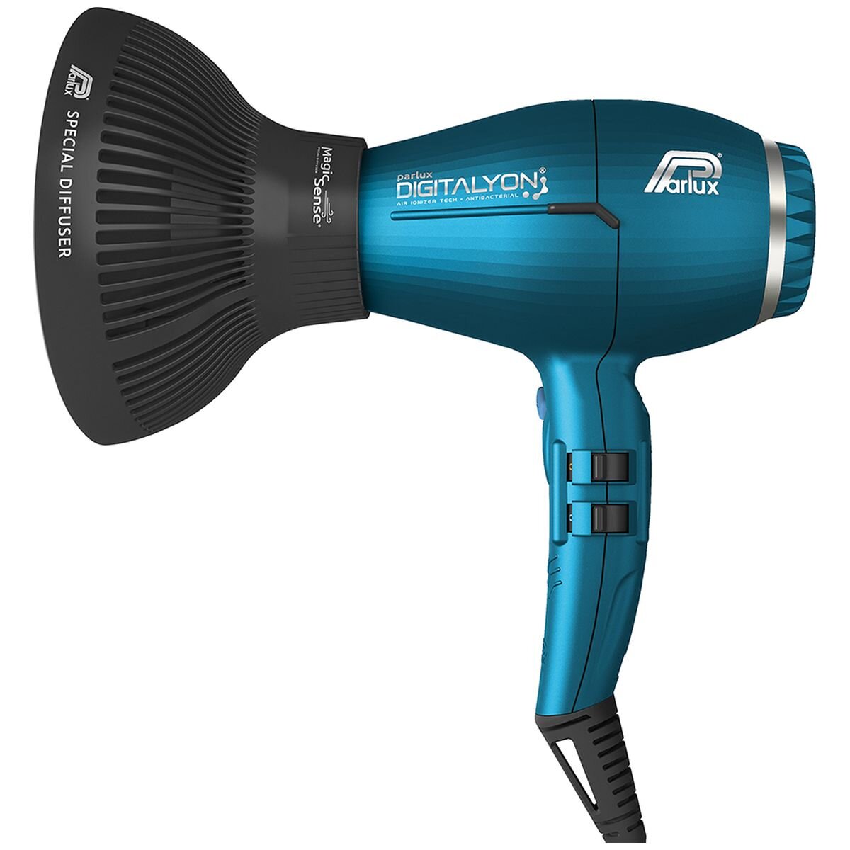 Parlux Digitalyon 2400W Hair Dryer with MagicSense Diffuser - Blue, Ionic and Ceramic - 150150