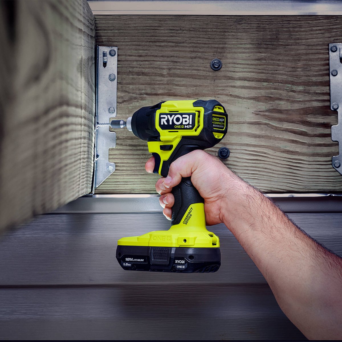 Ryobi 18V ONE+ HP Brushless Compact Impact Driver RID18C1, Tool Only