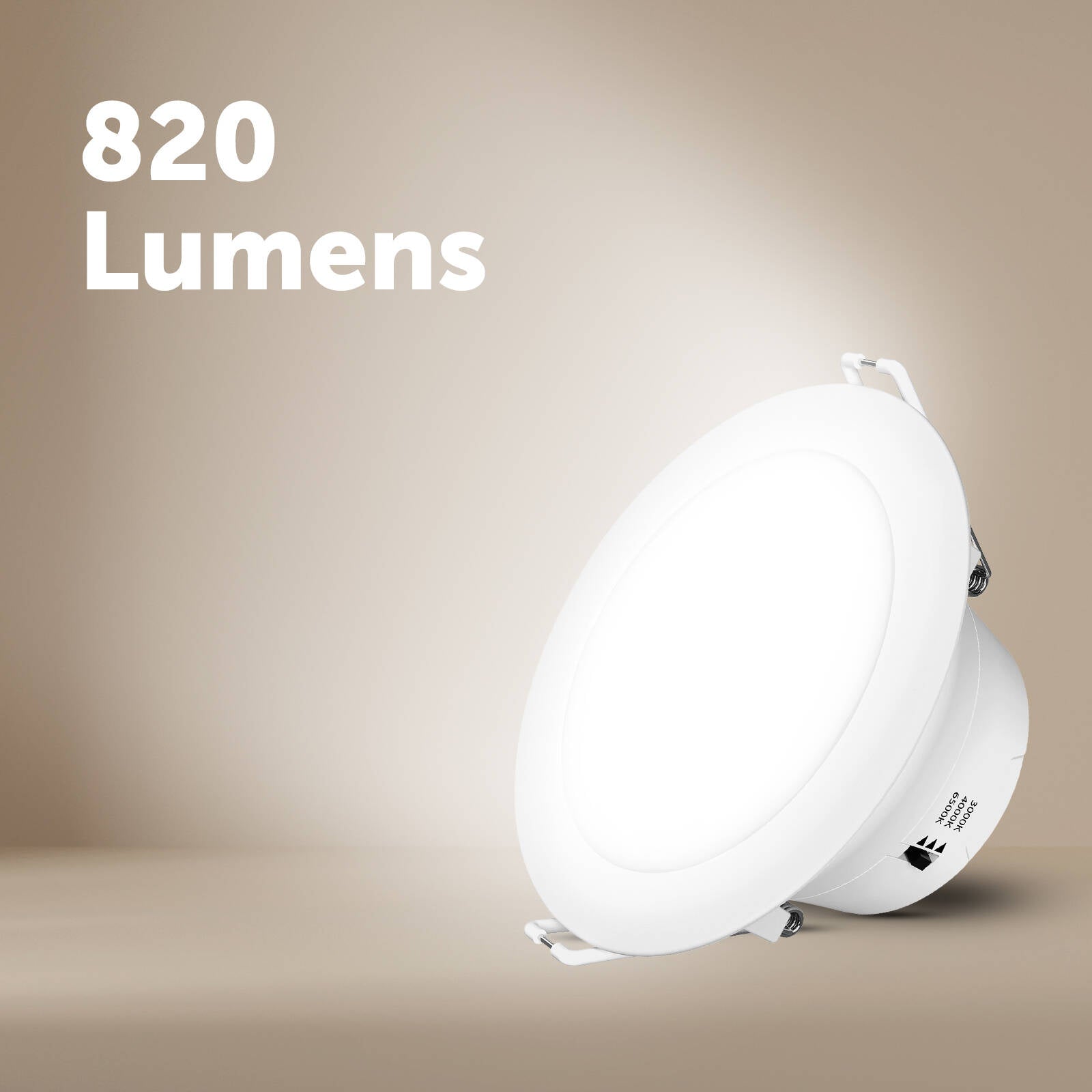 Arlec 9W Tri-Colour Dimmable LED Downlight with Plug Bases 5 Pack ALD295P5RV