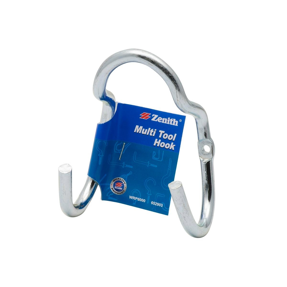 Zenith Zinc Plated Steel Multi-Tool Storage Hook, 80 x 165 x 140mm