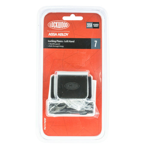 Lockwood 70mm Left Locking Plates Mount with Hardened Steel Shackle Guard