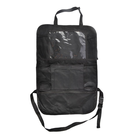 All Set Car Seat Organiser - 1 Pack - 400mm x 600mm - Black - Spacious Compartments - SuperSaverAU - view 1