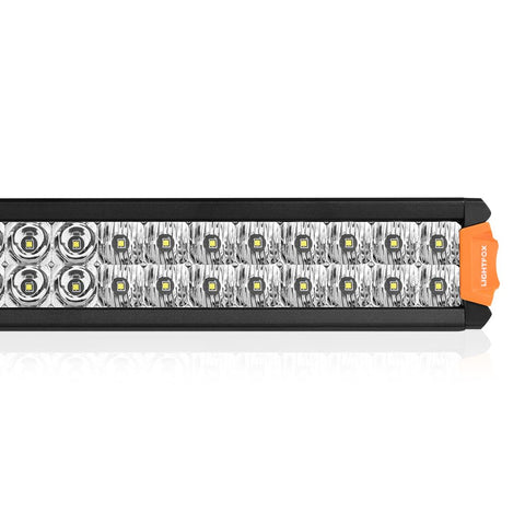 LED Light Bar 40 Inch Dual Row - 240W 18040 Lumens - Spot Flood Combo, IP68, Die Cast Aluminium, Oslon LEDs