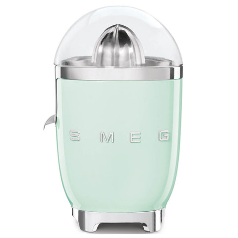 Smeg 50s Style citrus juicer - Pastel Green, stainless steel reamer, Tritan Renew bowl - CJF11PGAU