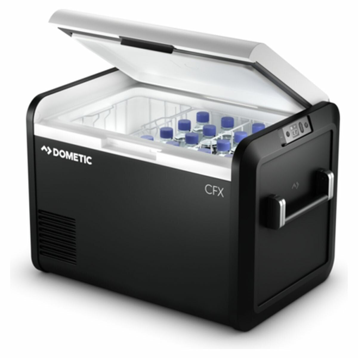 Dometic 55L portable fridge/freezer - Bluetooth and WiFi smartphone control, USB charging plug, slate - CFX355