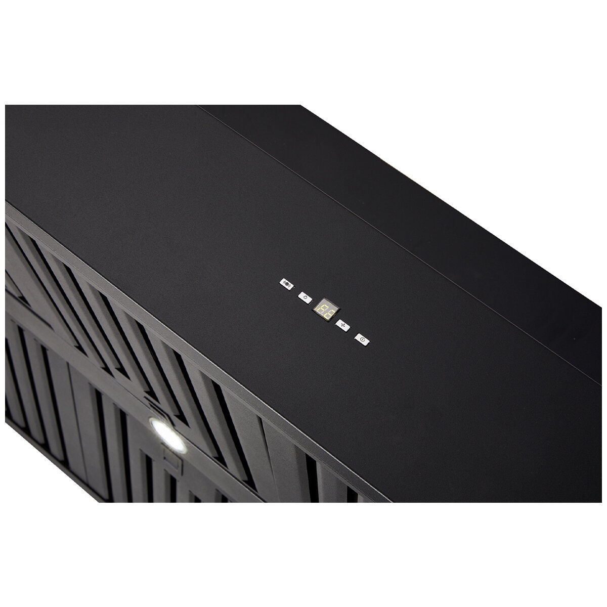 Schweigen Wall Mounted BBQ Rangehood - Black, 3200m³/h, Single External Motor, 8 Filters - CL7375BSEPAK