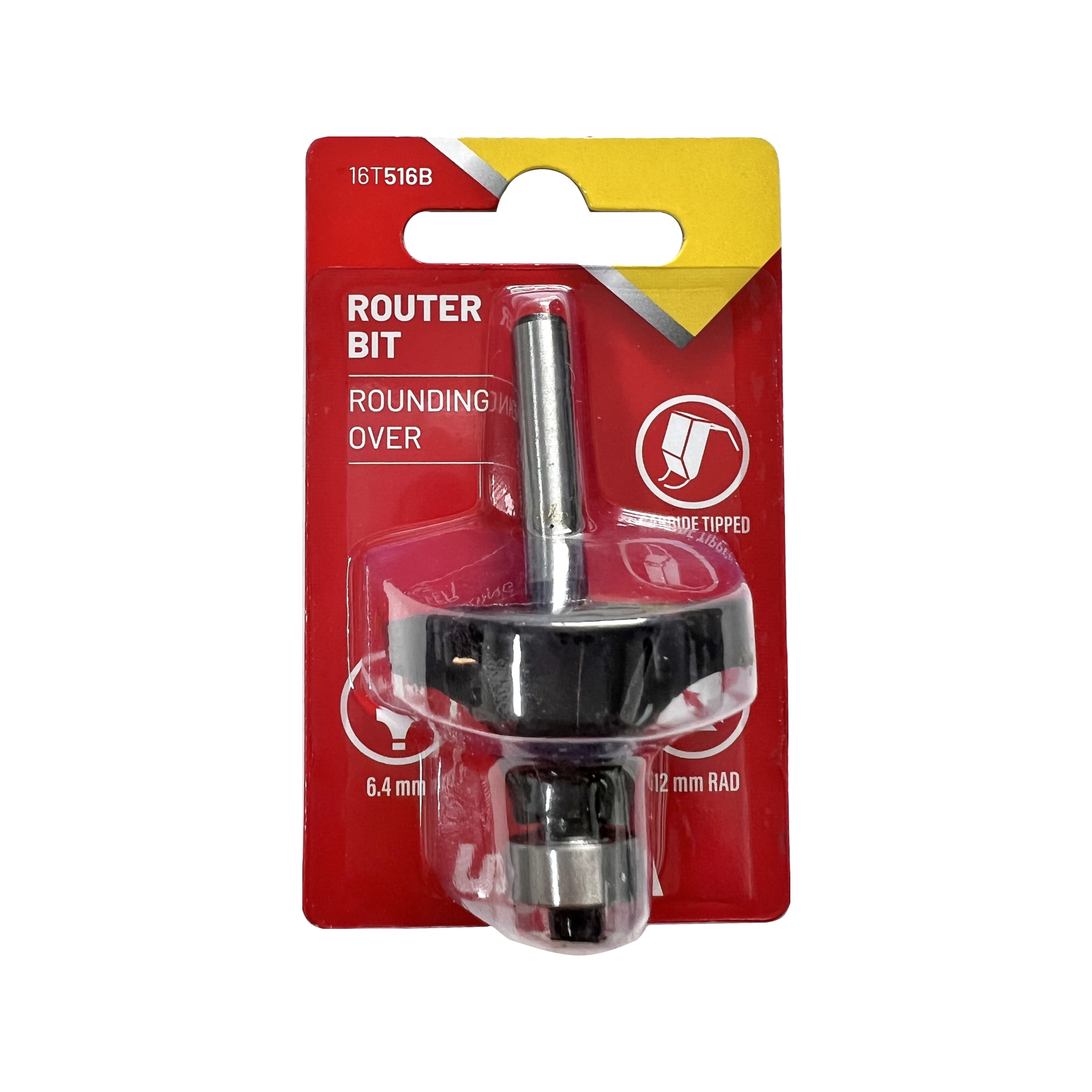 Ultra 6.4 x 12mm Round Over Tungsten Carbide Router Bit