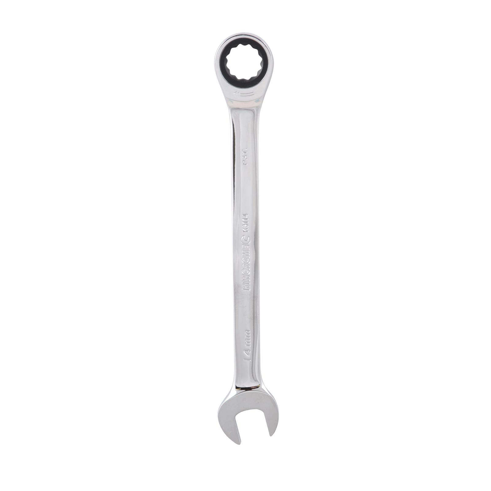 Kincrome 14mm Single Way Gear Spanner, Chrome Vanadium Steel, Ratcheting, Rust Resistant