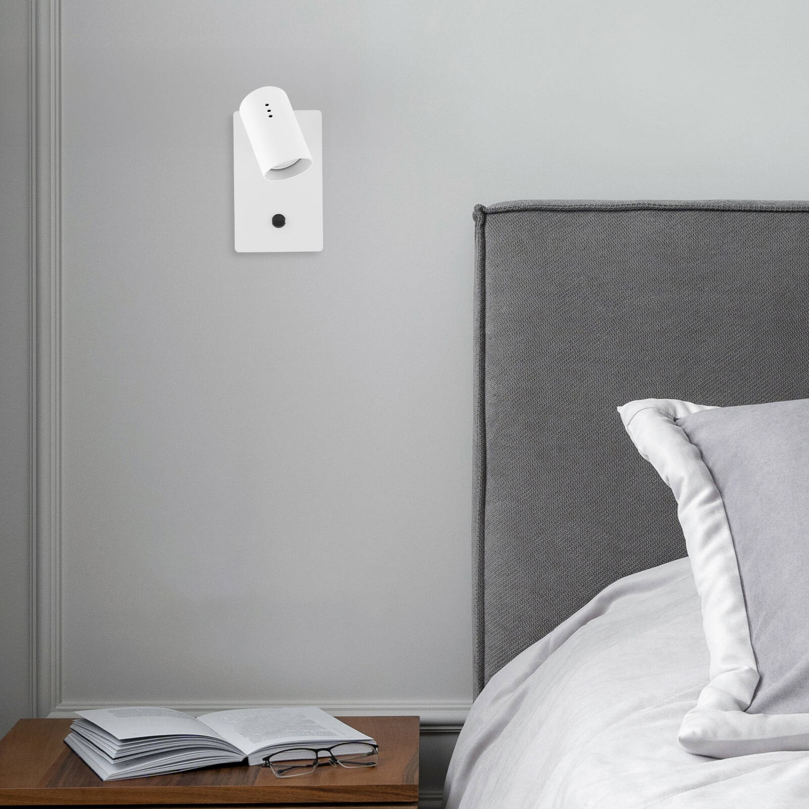 Verve Design Sirius 5W GU10 Wall Light White Adjustable AWL211WH