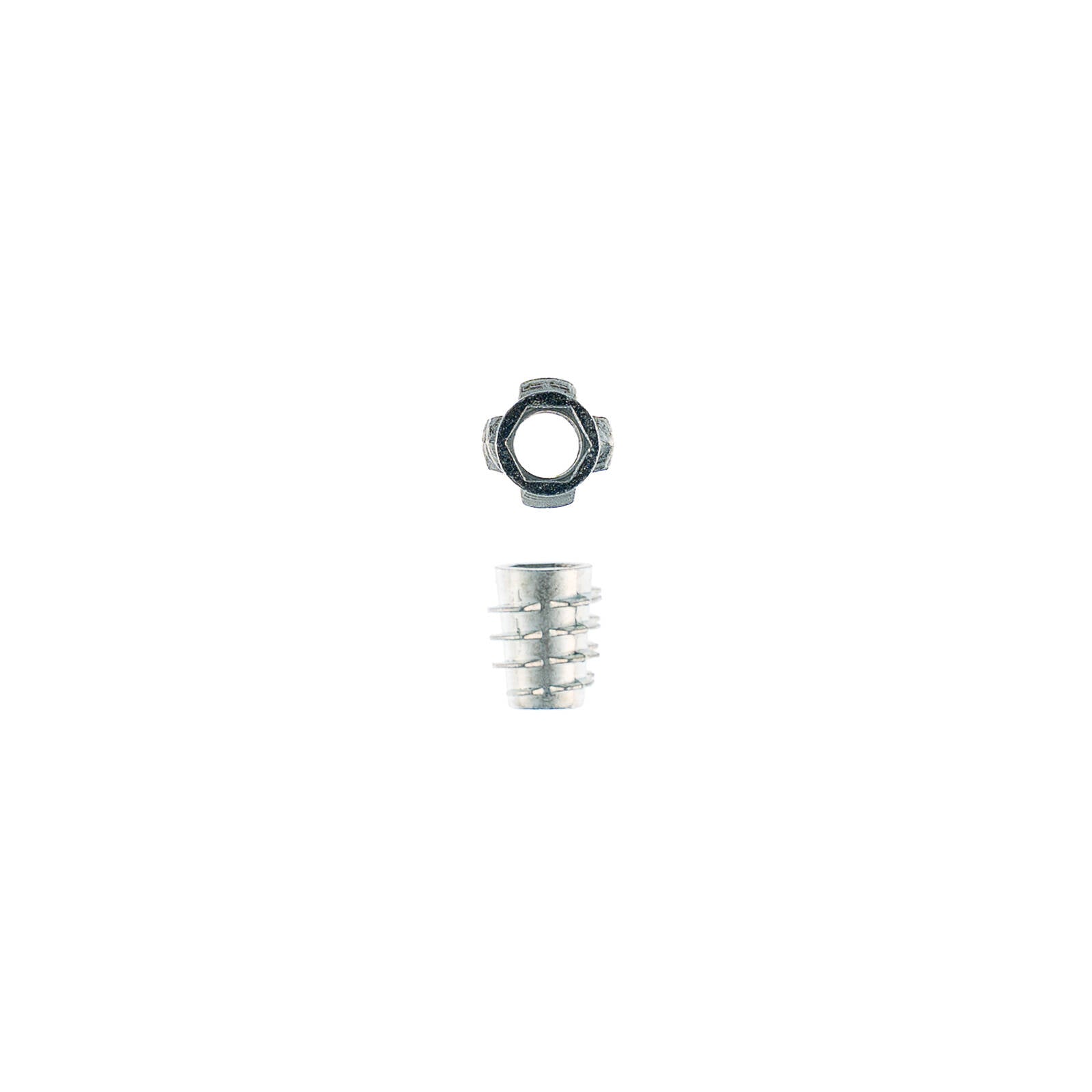 Taskmaster 6 x 13mm Screw In Insert Nut Curved Surfaces 8 Pack