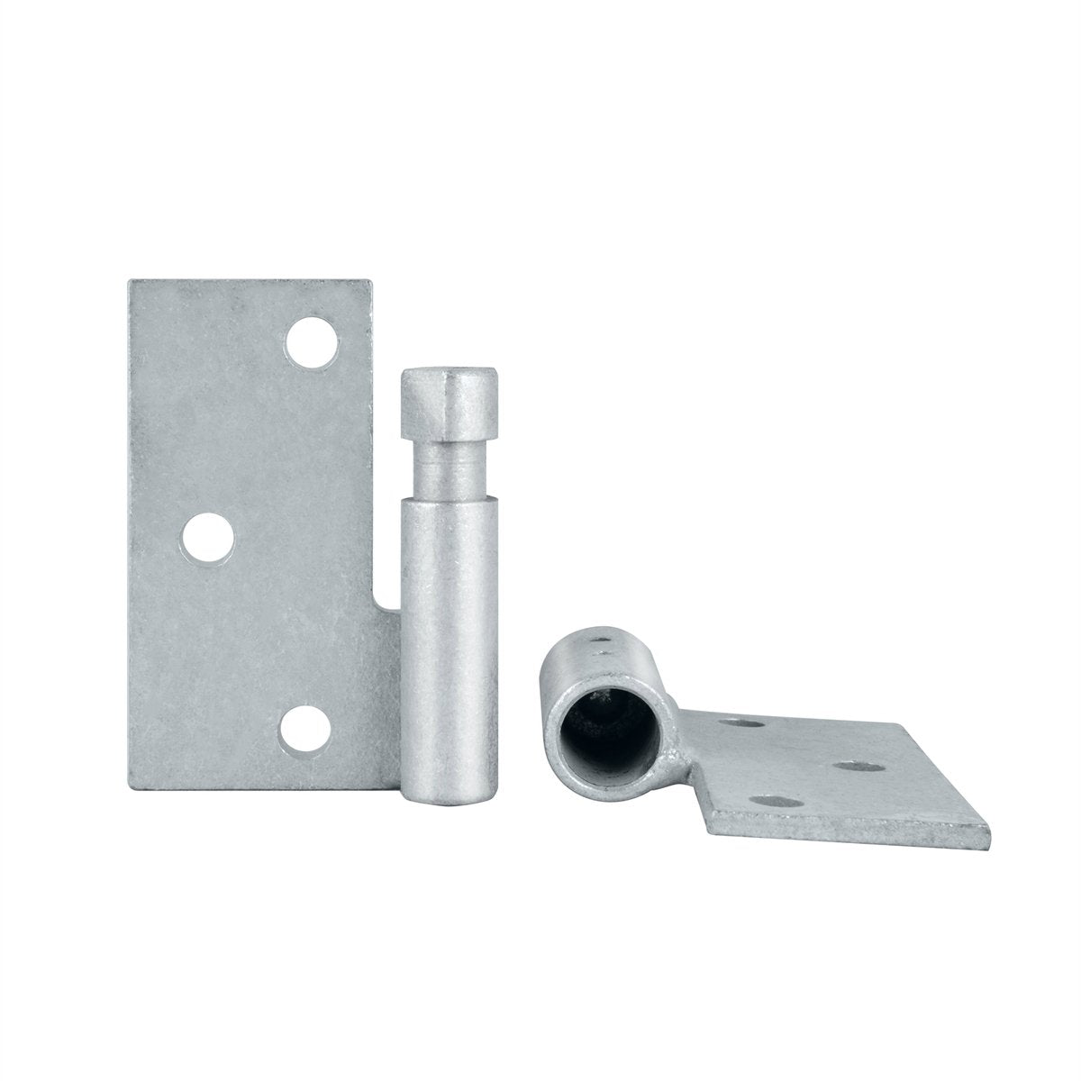 Pinnacle Hardware 16mm Galvanised LH Double Butt Security Gate Hinge, 2 Pack, Anti-Lift