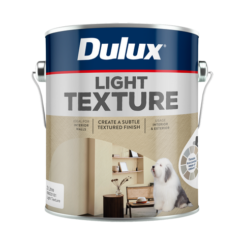 Dulux Design Light Texture Paint - 2L - 175mm x 128mm x 175mm - Low Odour - SuperSaverAU - view 1