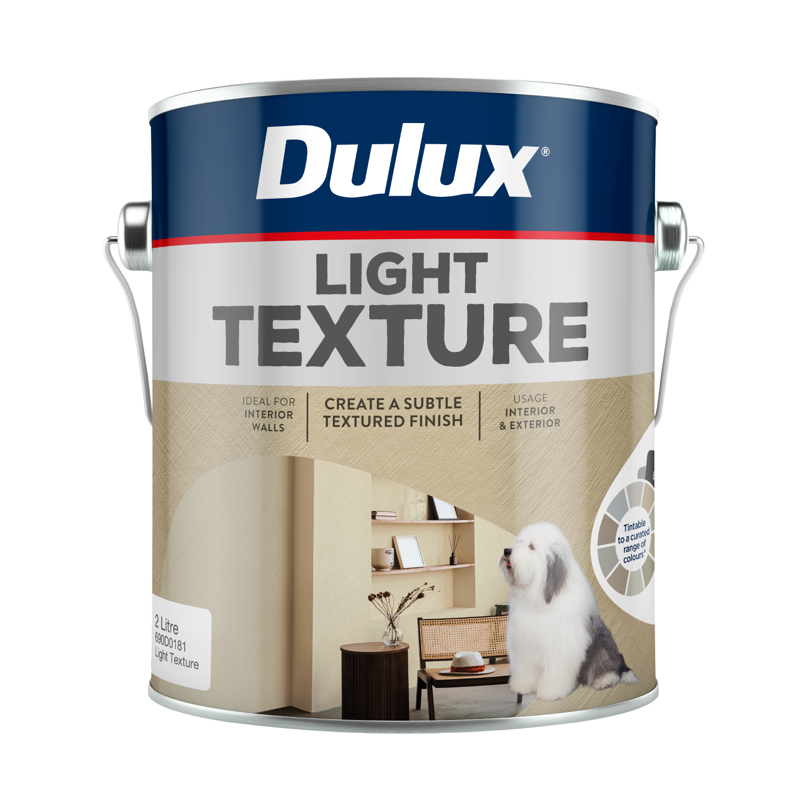 Dulux 2L Design Light Texture Paint