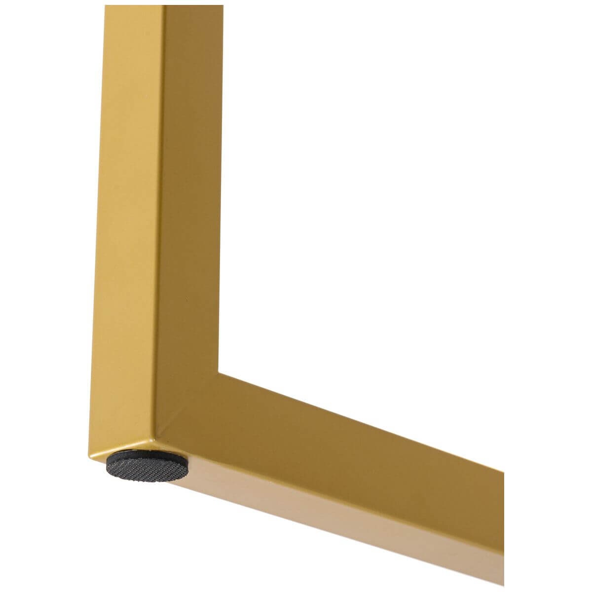Zinus home office computer desk 160cm - gold frame, wide desktop, durable build - AU-UTDDT1ZC-63G