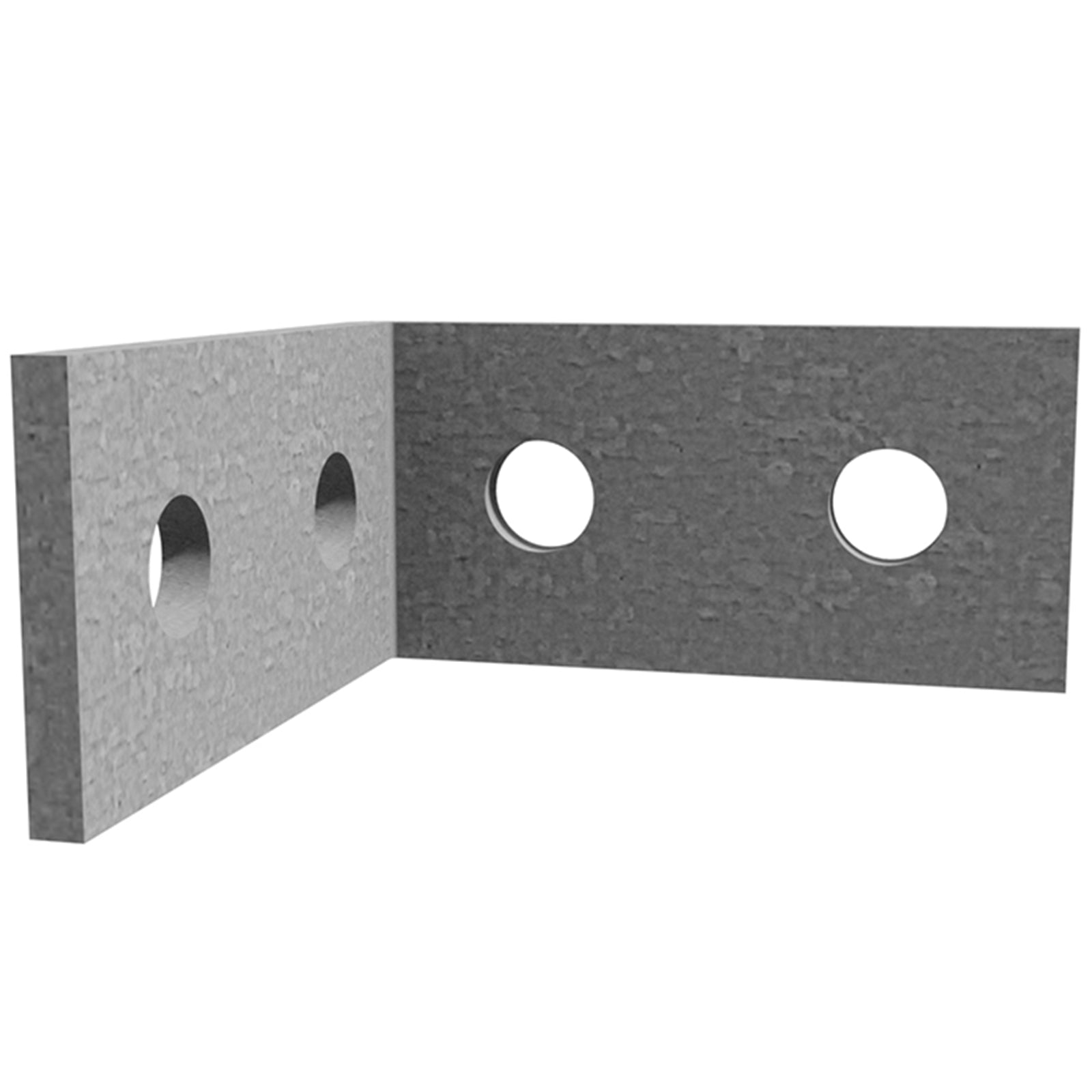 Dunnings Hot Dip Galvanised Steel Angle Bracket 80 x 80 x 40 x 5mm M12