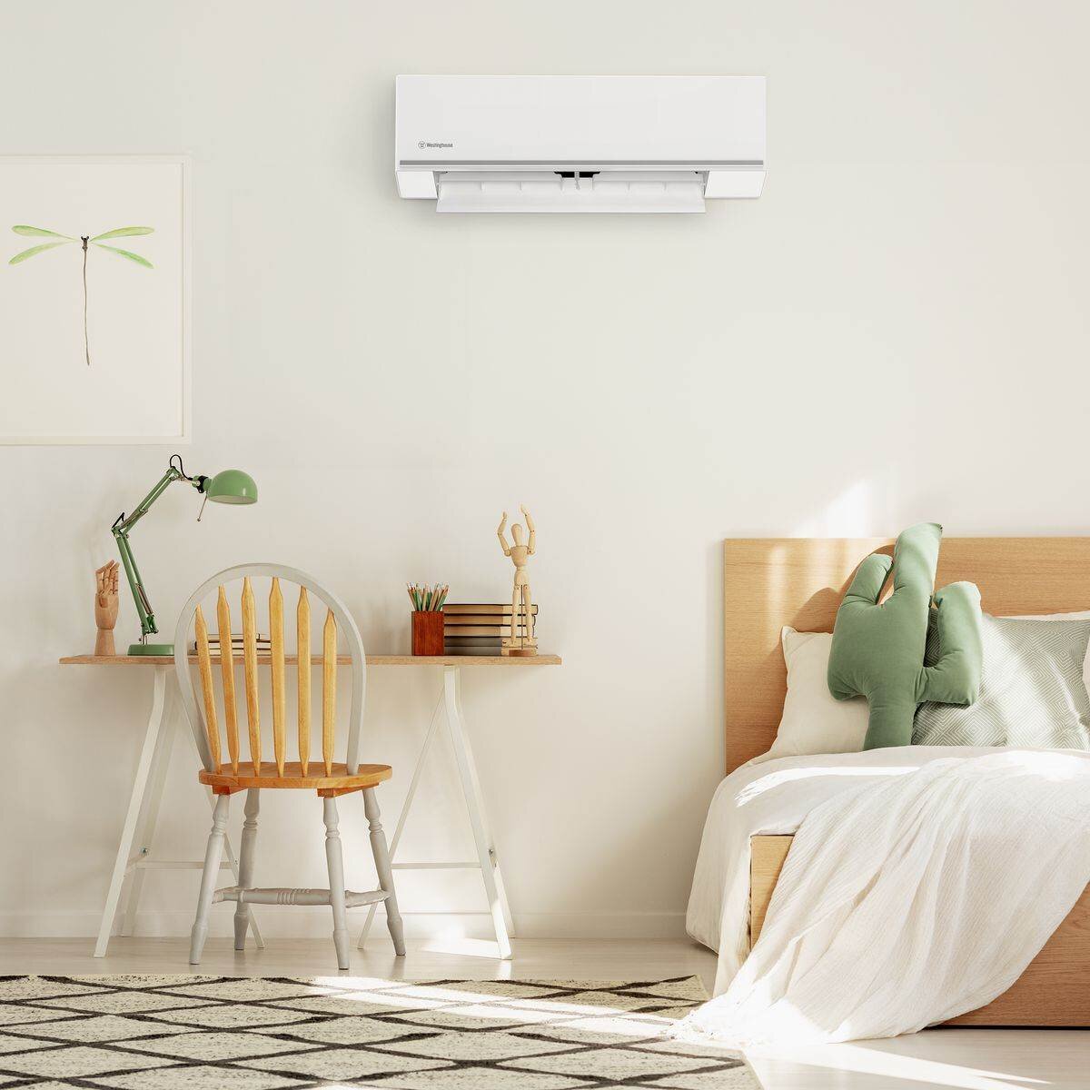 Westinghouse reverse cycle split system air conditioner - HEPA 13 filter, DC inverter, FollowMe - WSD27HWA