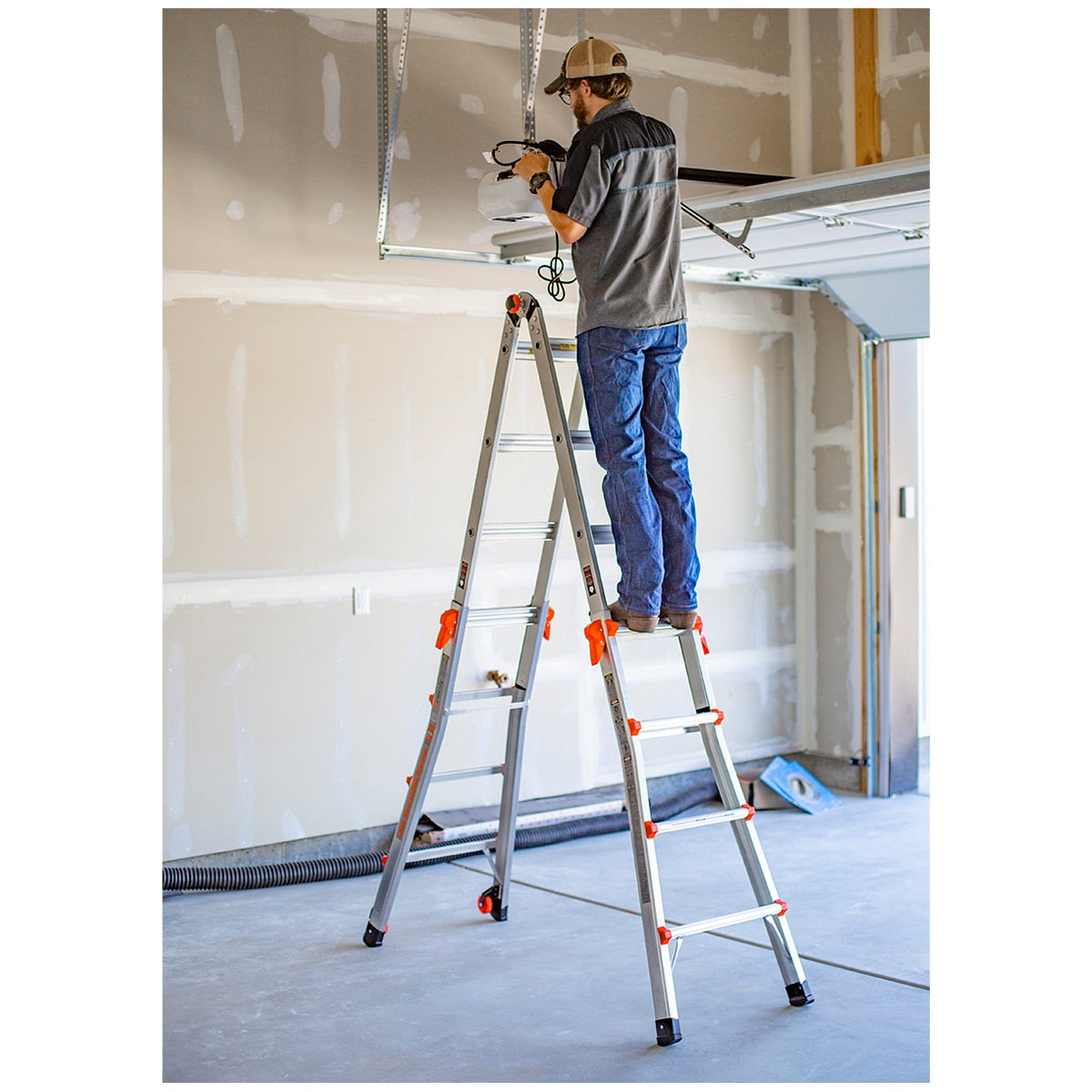 Little Giant MegaMax Multi-Position Ladder with Work Platform - SuperSaverAU - view 7