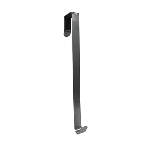 Adoored Decorative Hook - 370mm - Steel - Satin Chrome Finish - SuperSaverAU - view 1