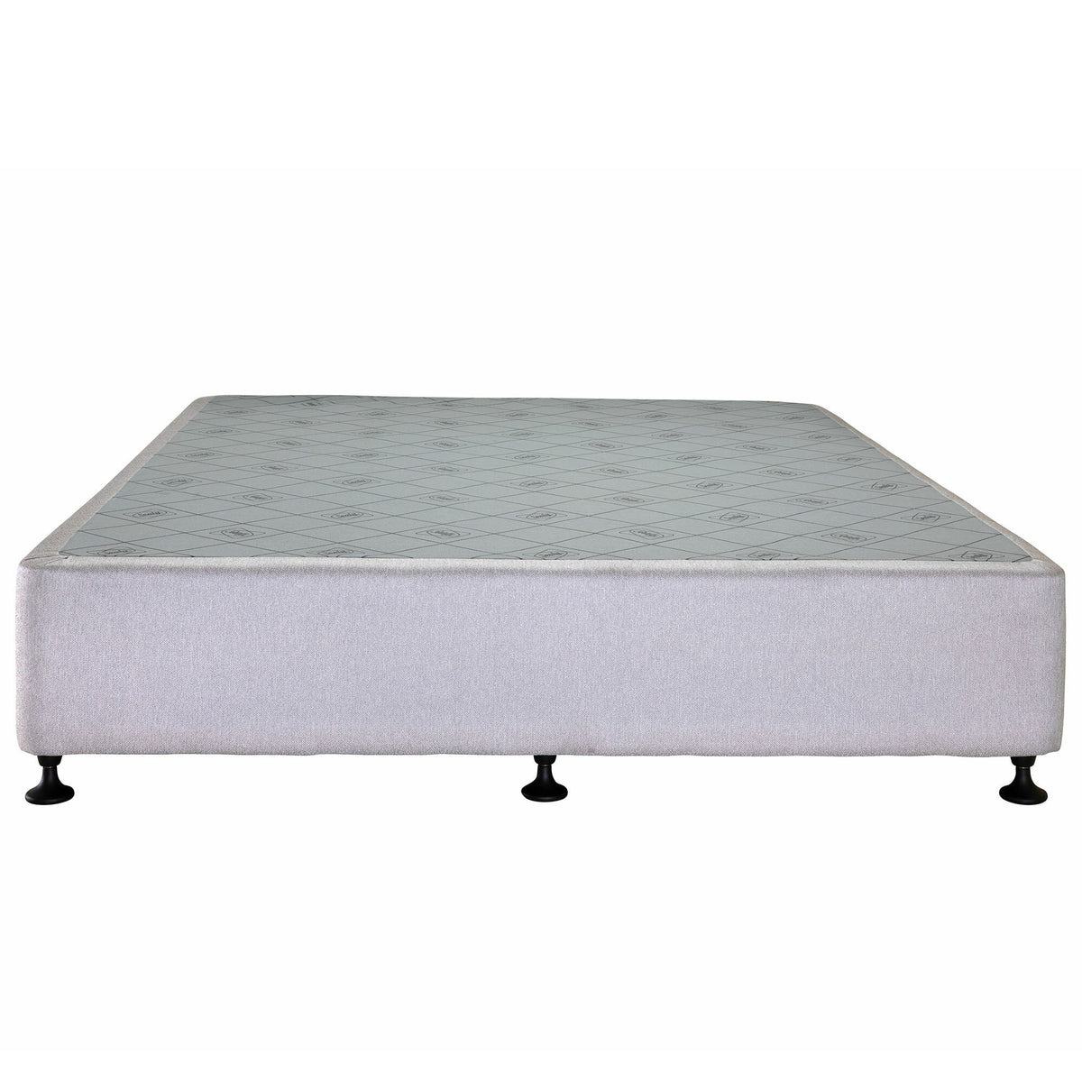 Sealy Endurance single bed base - Flannel Flower light silver grey, DuraFlex modules - 701649