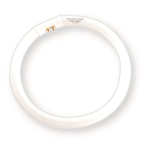 Nelson 22W 180mm T5 Circular Fluorescent Tube Cool White Dimmable M5R22CC