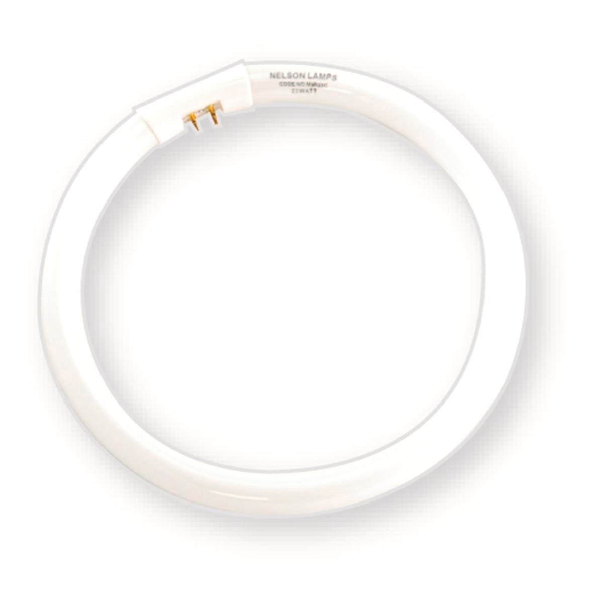 Nelson 22W 180mm T5 Circular Fluorescent Tube Cool White Dimmable M5R22CC