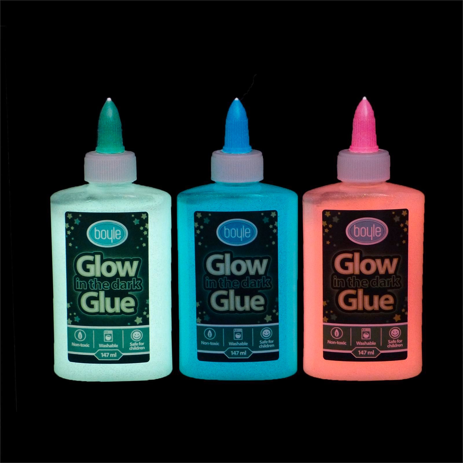 Boyle 147ml Glow In The Dark Adhesive Craft Glue