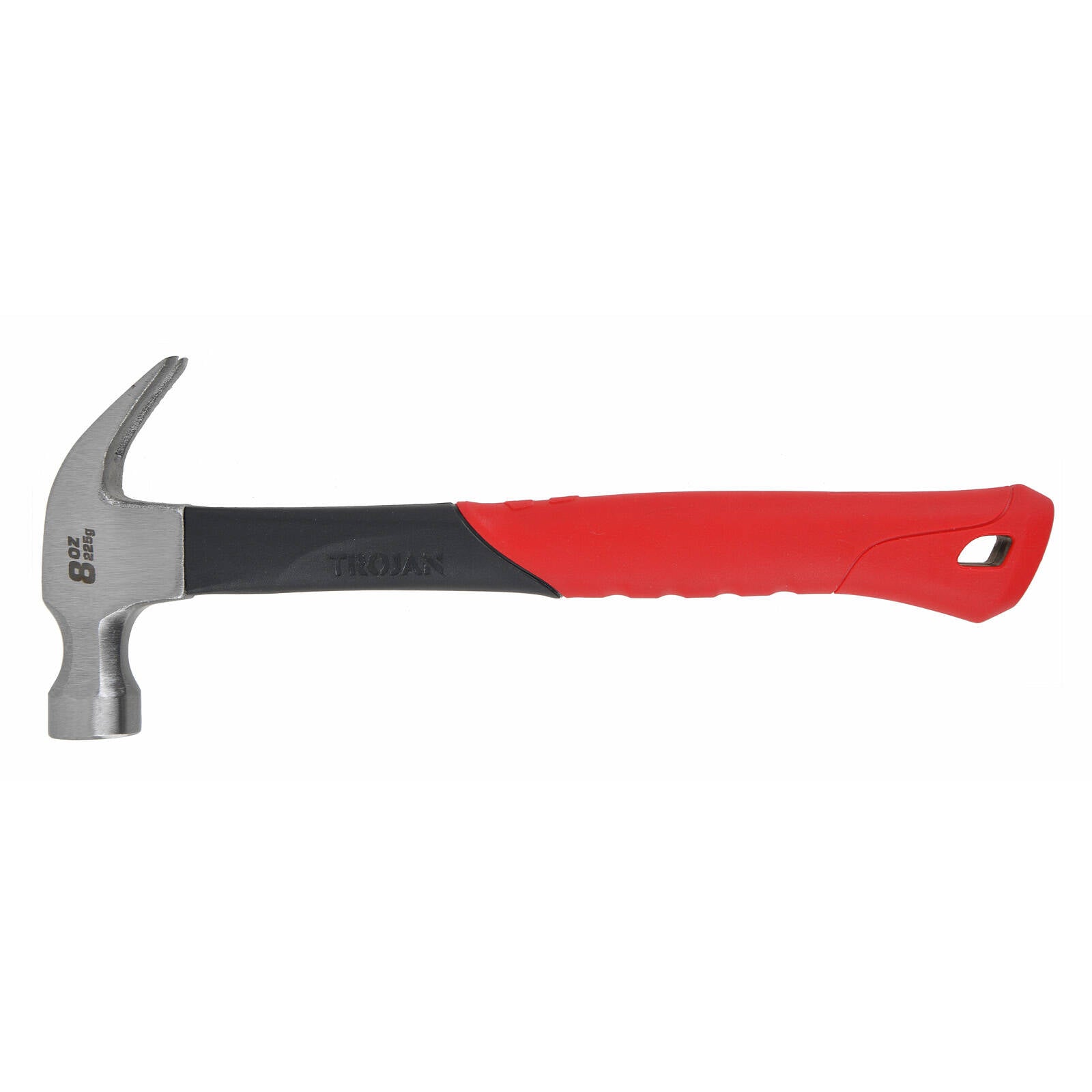 Trojan 8oz 225g Fibreglass Claw Hammer