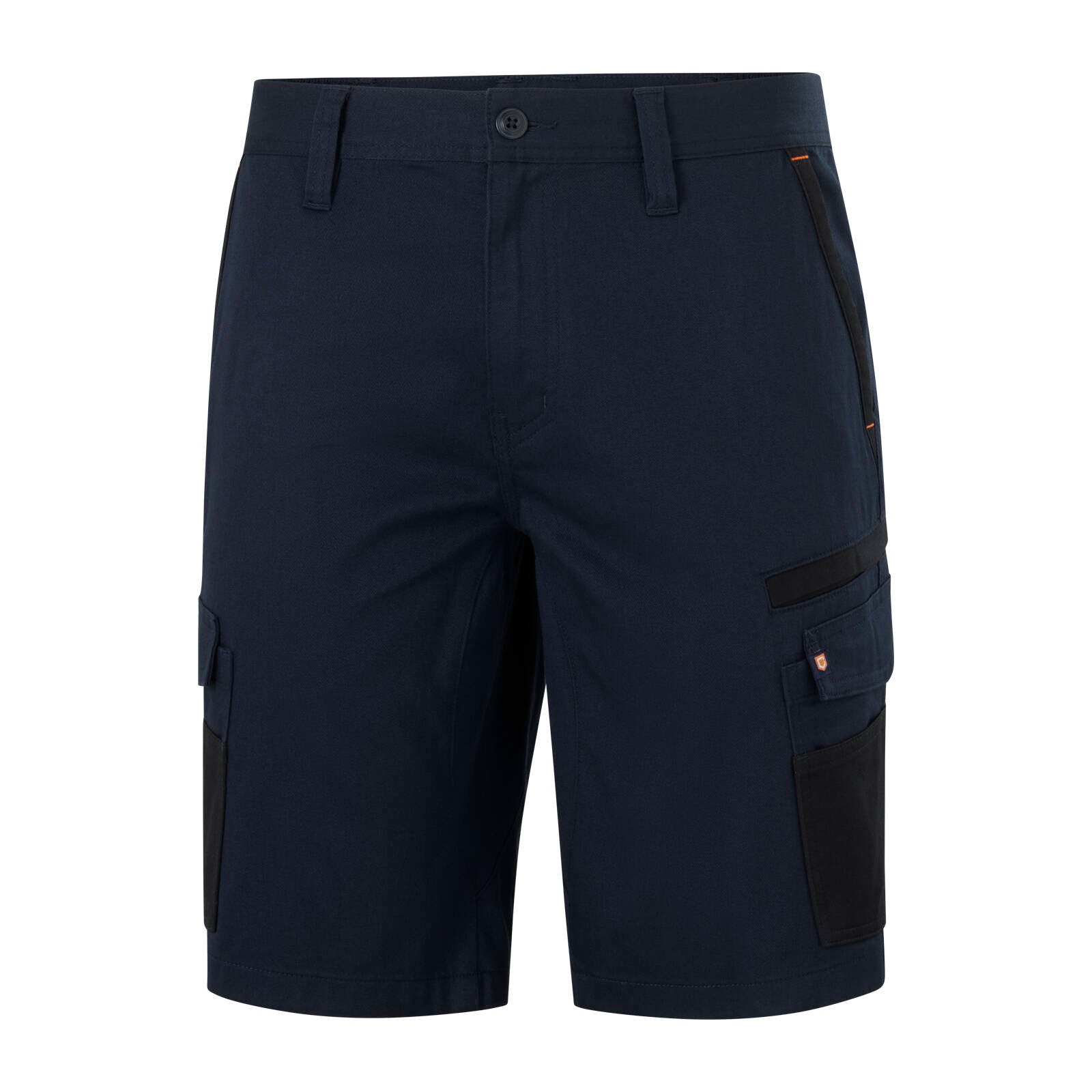 Citeco Cotton Stretch Cargo Mid Shorts, 245gsm Twill, Navy - Size 92R