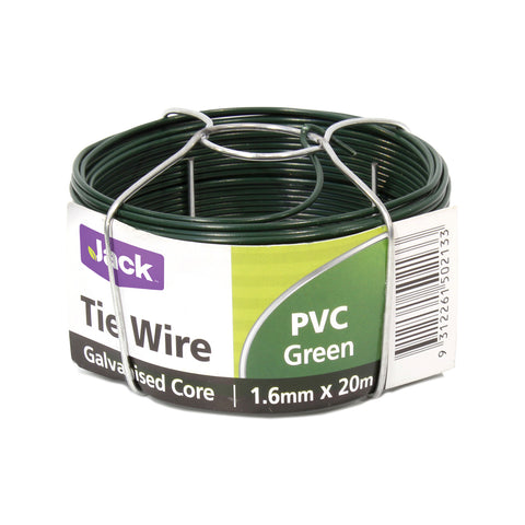 Jack Green PVC Coated Steel Tie Wire 1.60mm x 20m