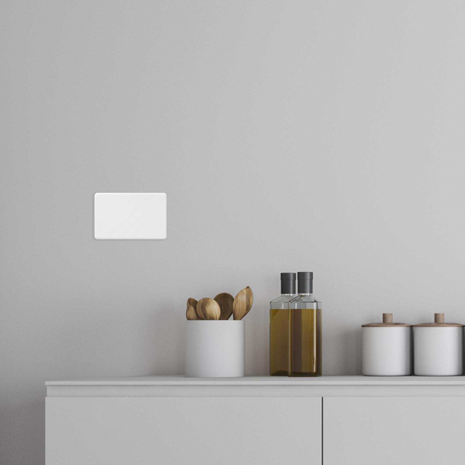 DETA X6 Blank Wall Plate 115 x 75mm White Polycarbonate