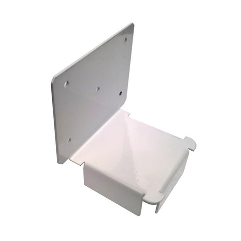 Alyspan 90mm Pearl White Post Beam Connector, Powdercoated Galvanised Steel