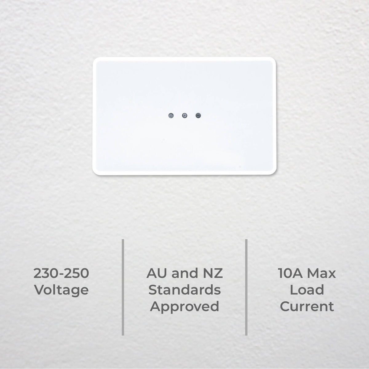 DETA White Polycarbonate Touchless Handwave Switch 10A Indoor 6931B