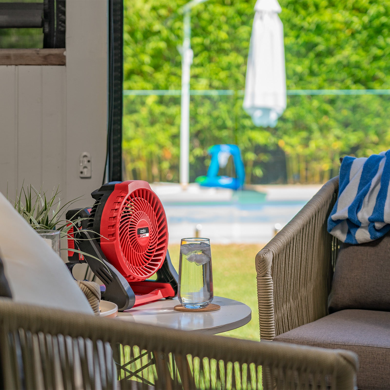 Ozito PXC 18V Cordless Portable Fan - Skin Only PXPFS-018