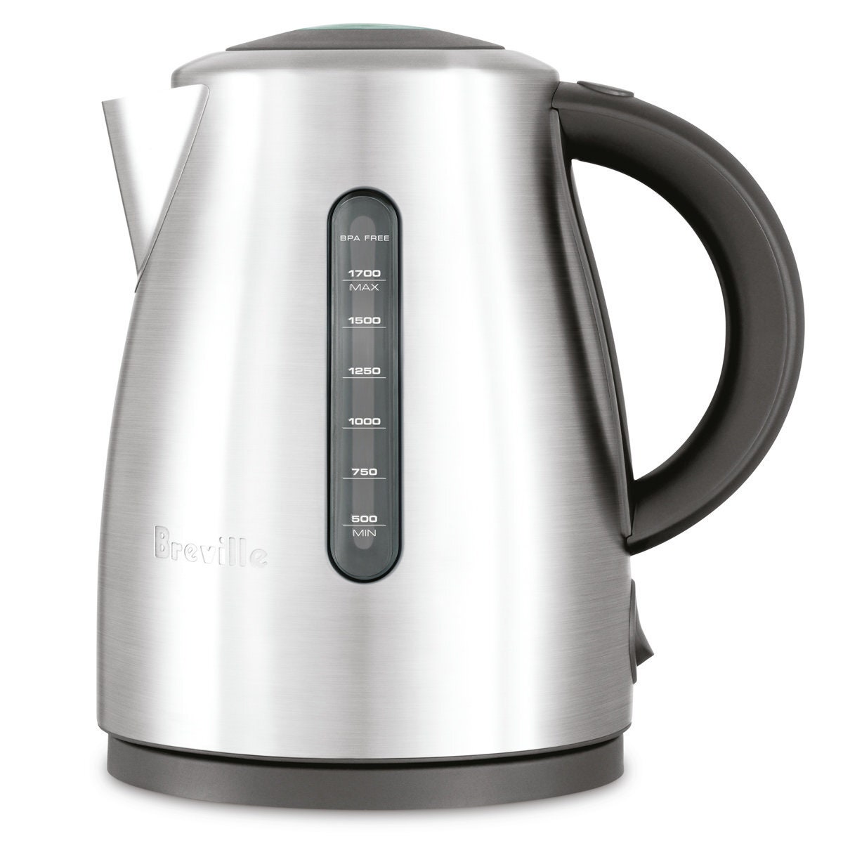 Breville the Soft Top Kettle 1.7L - Stainless Steel, 2400W, Soft Opening Lid - BKE495BSS