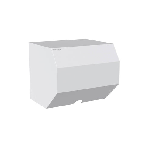 Bradley Contemporary Series Roll Towel Dispenser White, Wall Mount, Hardware Included