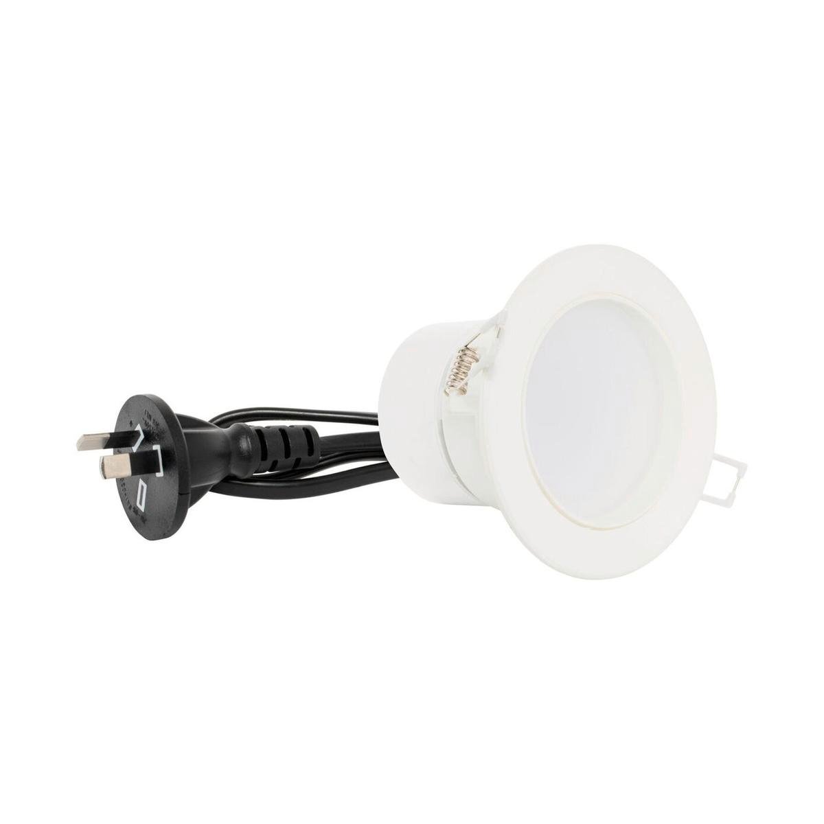 HPM DLI 90mm LED Dimmable Tilt Downlight, 7W Aluminium Cool White DLI904KTILTWE