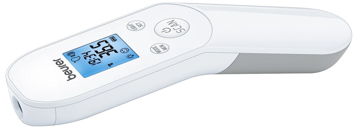 Beurer Multi Functional Non-Contact Infrared Thermometer - Body, Ambient and Surface Readings - FT85