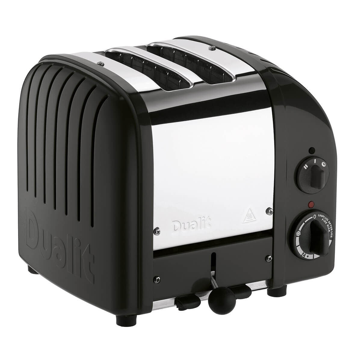 Dualit NewGen 2 Slice Toaster - Matte Black Finish, Slot-Selector Control, Wire Guard - DU27065