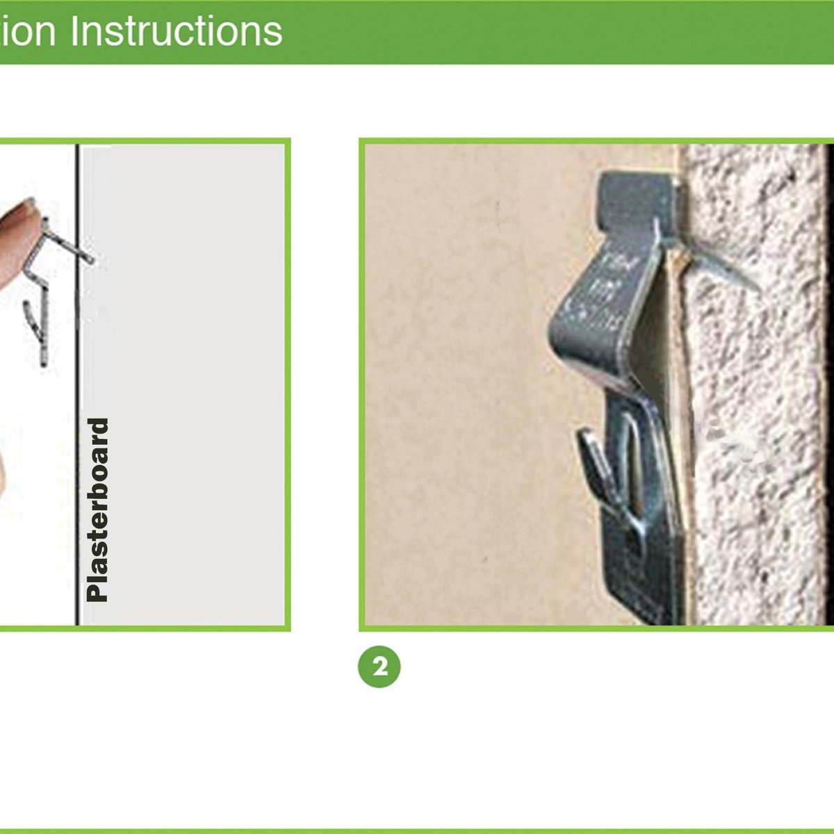 Hangman Push & Hang Picture Hanger 5 Pack Plasterboard 4kg