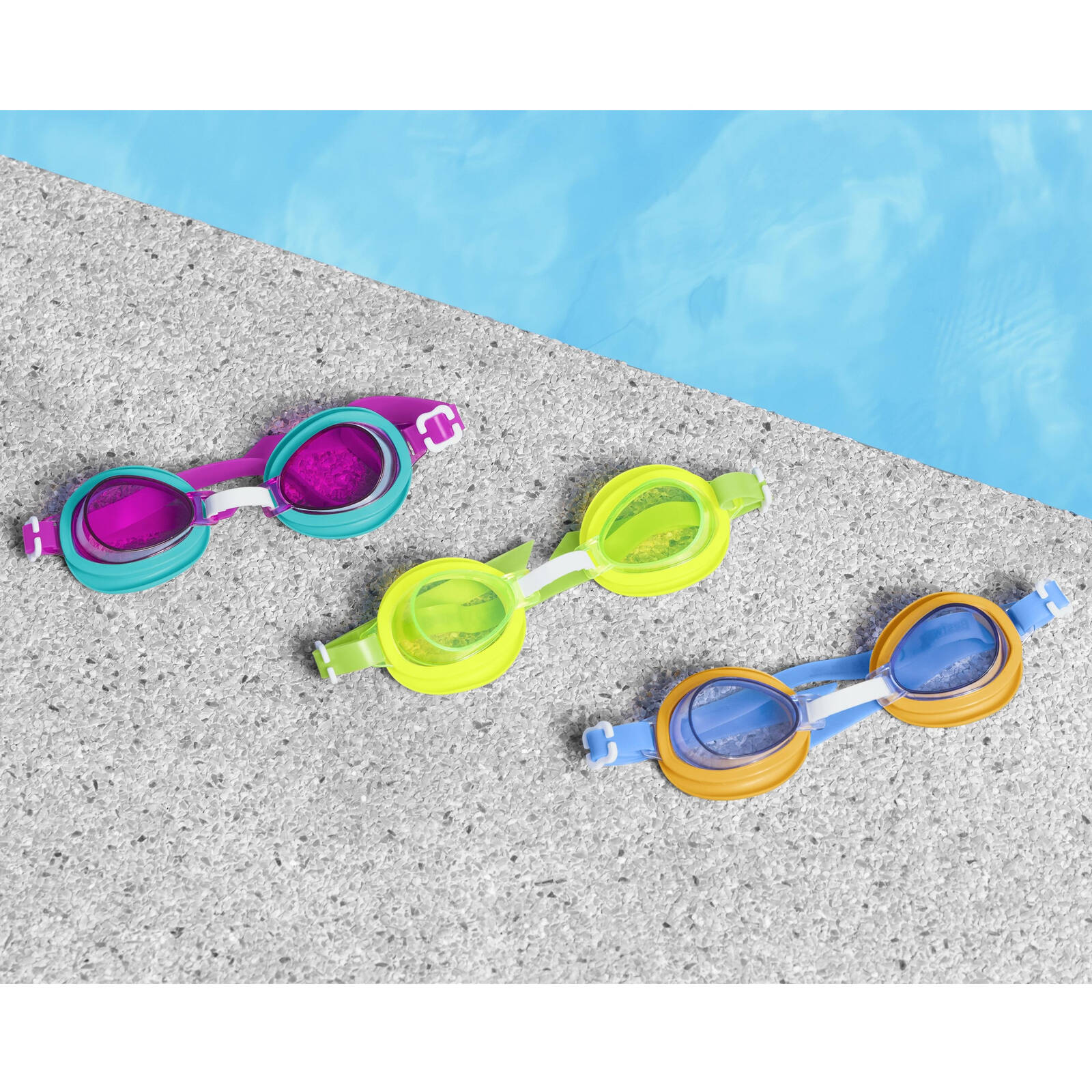 Bestway Aqua Burst Essential Swimming Goggles, Kids 3+